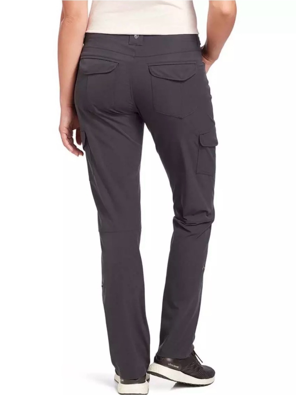 Kuhl Women's Freeflex Roll-Up Pants Charcoal Gray Size 12 - Picture 2 of 9